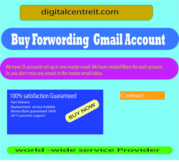 Buy New Forwarding gmail Accounts